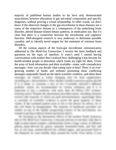 SOLUTION: The mind gut connection how the hidden conversation within