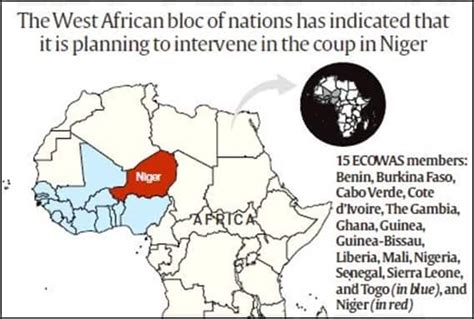 What Is Ecowas The West African Bloc That Could Intervene In Nigers