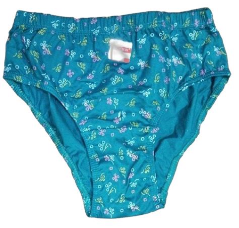 Milton Sky Blue Mid Rise Printed Women Panty Size Medium At Rs 50