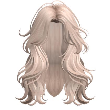 Voluminous Wavy Hair Platinum Blonde Roblox Item Rolimon S