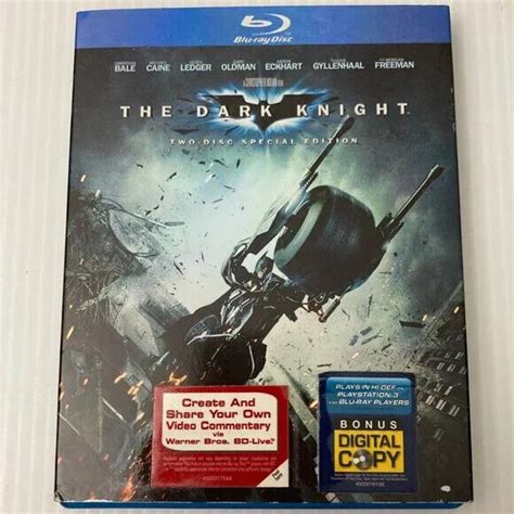 The Dark Knight Blu Ray Disc 2008 3 Disc Set 883929053308 Ebay