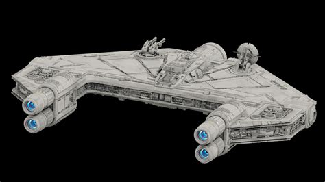 Digital Shipyard - YT-3100 Cargoweb-class corellian freighter - Star Wars