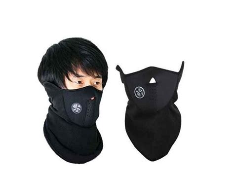 Mototrance Cotton Neoprene Anti Pollution Bike Face Mask For Hygine At