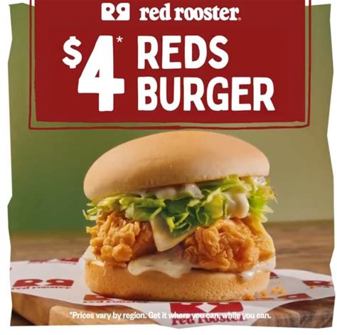 Deal Red Rooster Reds Burger Frugal Feeds