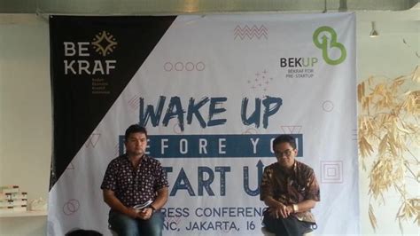 Jaring Desainer Baru Bekraf Gelar Wake Up Before Startup