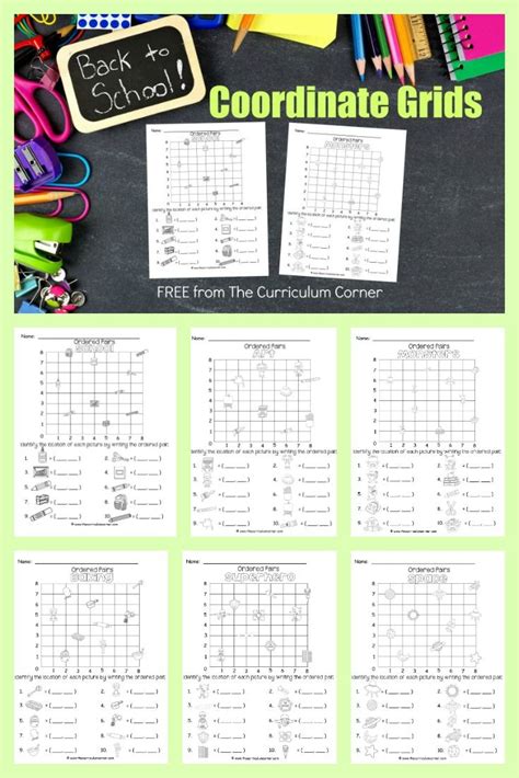 Coordinate Grid 5th Grade Worksheet