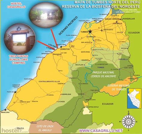 Tumbes Peru Map