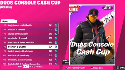 How We PLACED 8th In The Console Cash Cup Finals YouTube