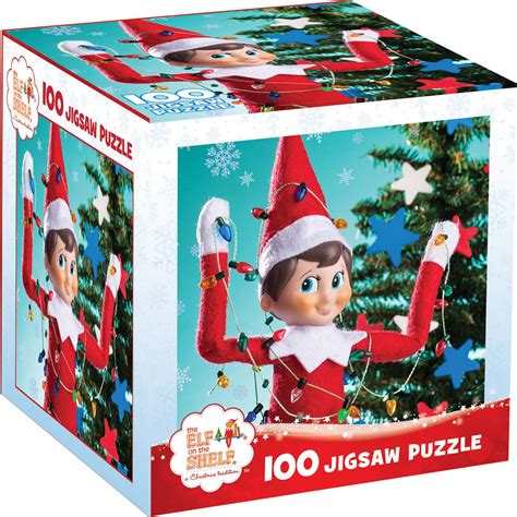 Elf on The Shelf - 100 Piece Square Puzzle, 100 Pieces, MasterPieces ...