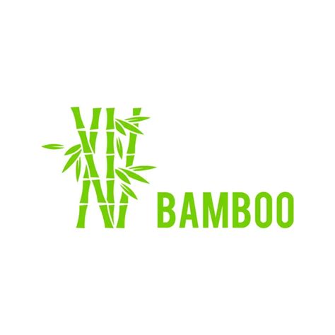 Green Bamboo Stems Concept Spa Beauty Salon Asian Massage Cosmetics