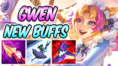 NEW AMAZING GWEN BUFFS INSANE DAMAGE FULL AP GWEN MID GAMEPLAY