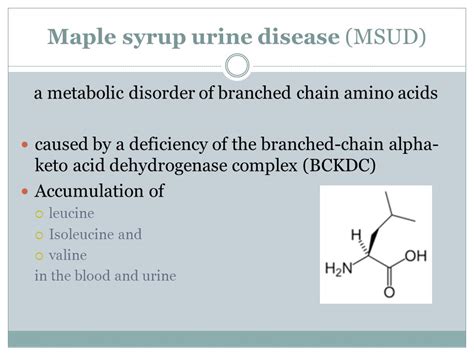 Maple Syrup Urine Disease Symptoms