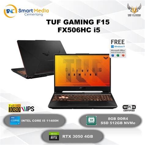 Jual Asus Tuf Gaming F Fx Hc I H Gb Gb Rtx