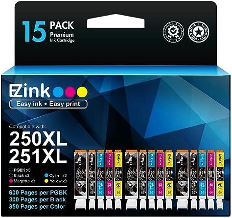 E Z Ink Tm Cartucho De Tinta Compatible Para Canon Pgi Xl Cli