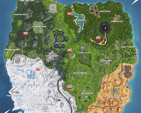 Fortnite Info On Twitter Localizaci N De Todos Los Campamentos