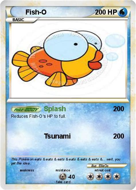 Pokémon Fish O - Splash - My Pokemon Card