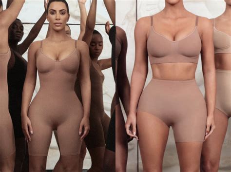 Kim Kardashian Lan A Cinta Modeladora De Uma Perna S E Mulheres