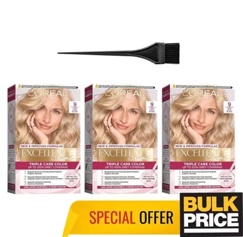 L ORÉAL PARIS EXCELLENCE Creme Very Light Blonde Hair Color Pack PicClick UK