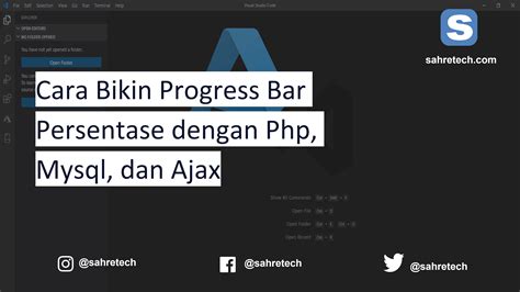 Cara Bikin Progress Bar Persentase pada Upload File dengan Php, Ajax