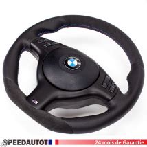 Volant Aplati Avec Airbag BMW E46 E39 M3 X5 Volant Avec OUVERTURE NOIRE