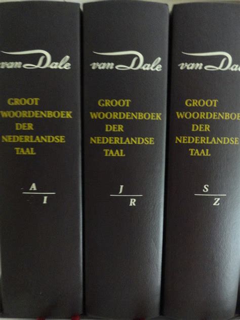 Taalkunde Van Dale Groot Woordenboek Der Nederlandse Taal Delen