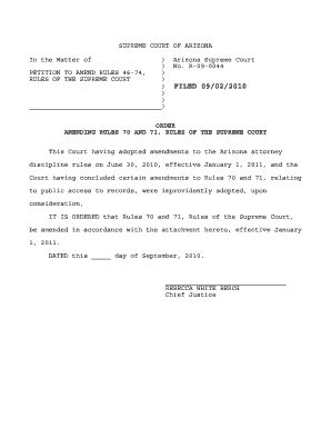 Fillable Online Azcourts Rules Of The Supreme Court Azcourts Fax