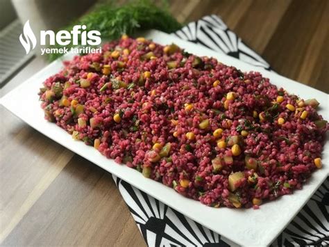 Renk Cümbüşü Şalgamlı Bulgur Salatası Nefis Yemek Tarifleri