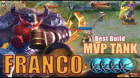 Mvp Tank Nonstop Gank Franco Best Build Top Global Franco