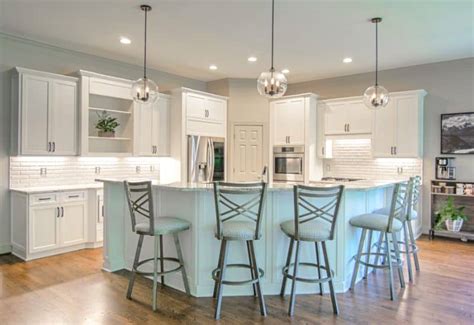 White, Clean Kitchen Cabinet Refacing Project