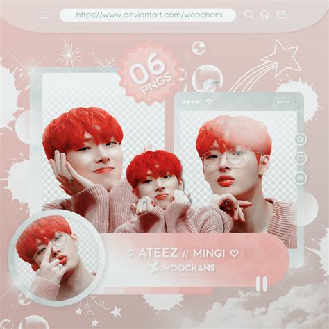 364 Png Pack Ateez Mingi By Ungodlybee On Deviantart