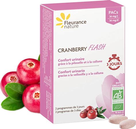 Fleurance Nature Cranberry Flash Bio Comprim S Ayurveda France