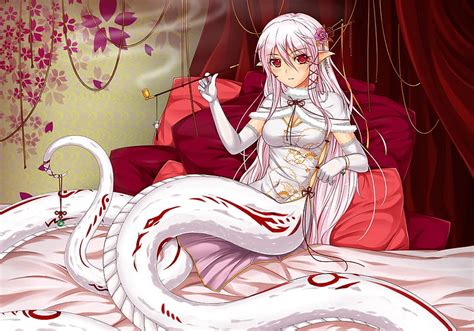 Lamia anime monstruo musume niña monstruo Fondo de pantalla HD