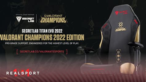 Secretlab Chair Giveaway: Win a Valorant Champions 2022 Edition Chair!