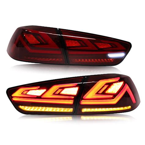 Buy VLAND Full LED For Lancer EVO X 2008 2018 Tail Lights Rear Lights