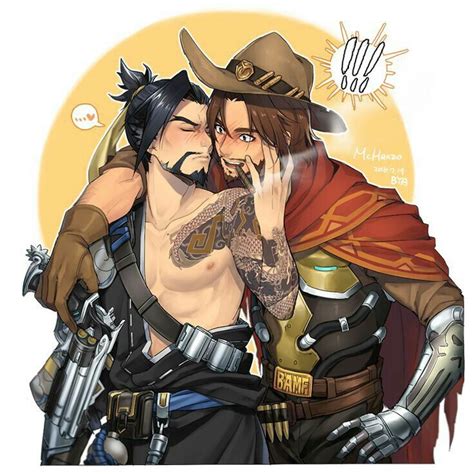 Cassidy X Hanzo Fan Art Overwatch