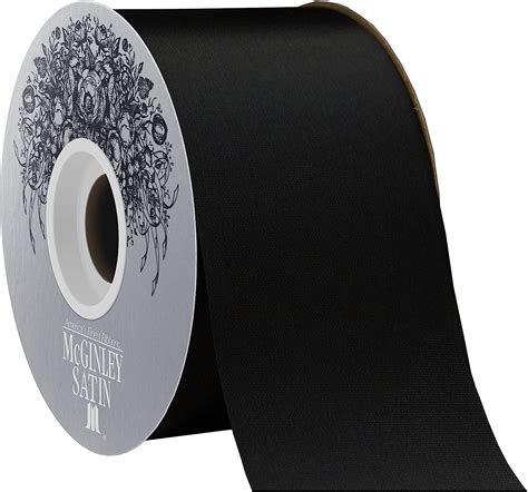 Amazon Mcginley Mills W Acetate Satin Ribbon Black Yard