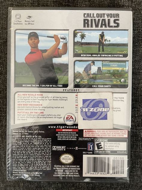 Tiger Woods Pga Tour 06 Nintendo Gamecube 2005 Sealed 14633149272 Ebay