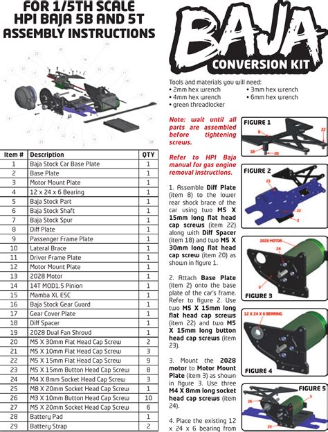 Chassis Electric Conversion Instructions Cc Baja