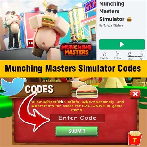 Roblox Munching Masters Simulator Codes Free Bits Code Wiki