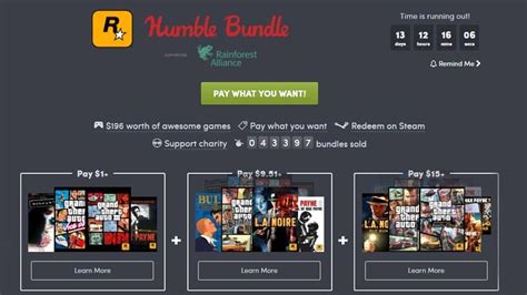 Get Some Of Rockstars Finest Games In The Latest Humble Bundle