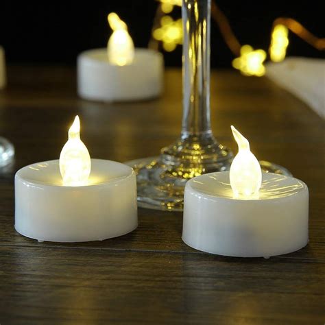 Amagic 30pcs Flickering Flameless Tea Lights Battery Operated 200 Hours Long Lasting Electric