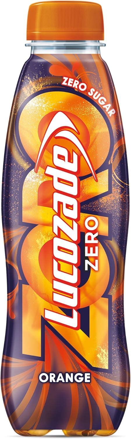 Lucozade Zero Sugar Free Orange Pack Size 24x380ml Uk