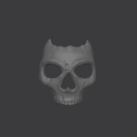 DIGITAL Call Of Duty Modern Warfare Ghost Jawbone Operator Mask STL