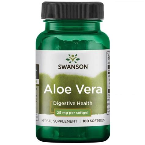 Aloe Vera Kapsule 25 Mg 100 Softgel Kapsula Hr