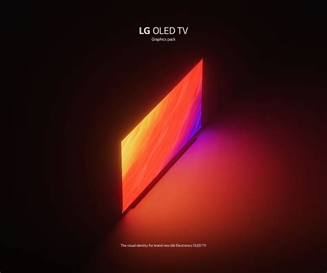 lg oled visual identity  behance