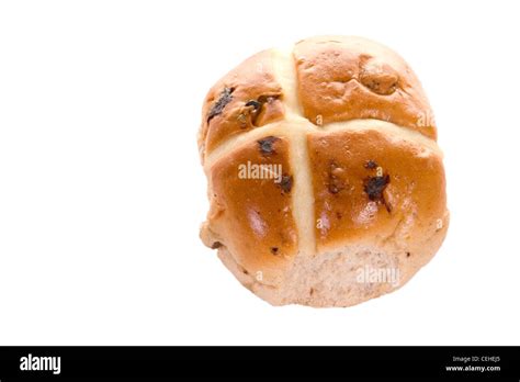 Hot Cross Bun Cut Out Stock Photo Alamy