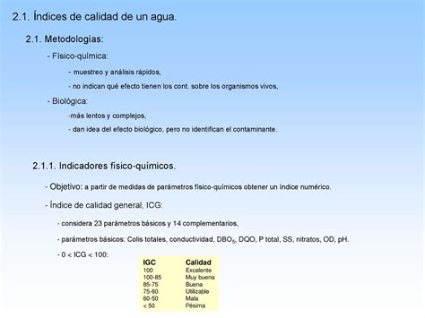 Lecci N Criterios De Calidad Del Agua Y Legislaci N Ppt Descargar