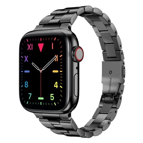 Kjøp Apple Watch 45mm Series 9 Slim Metal Reim svart online