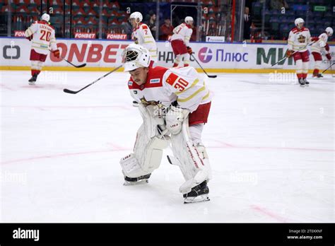 Kunlun Red Star Hockey Club Player Matt Jurusik Seen In Action