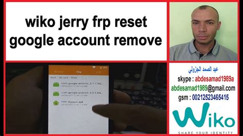 Wiko Jerry Frp Reset Google Account Remove Youtube